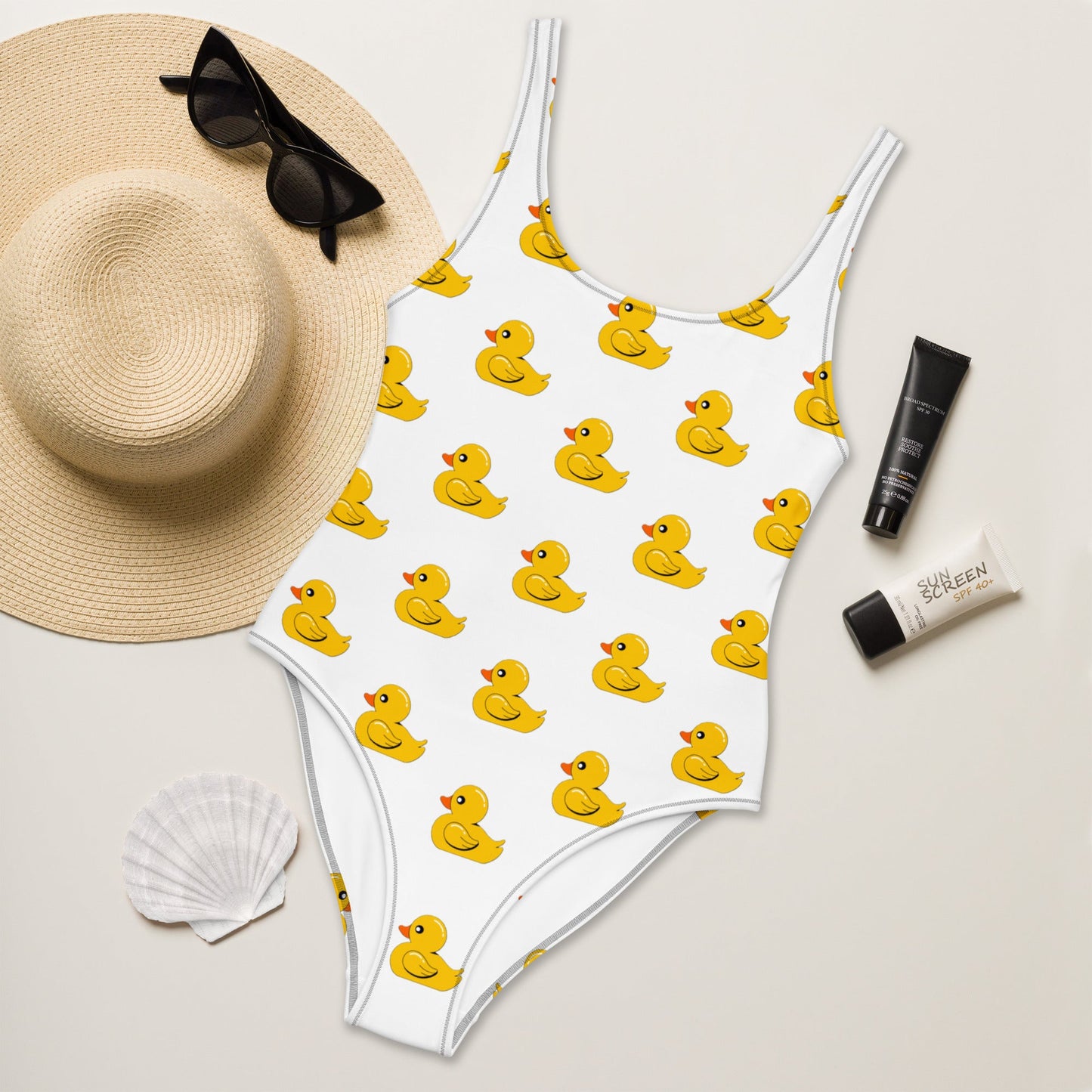 DUCKY | WOMENS SWIMSUIT - UZVELC_KREKLU - CUT - SEW -